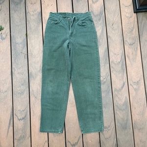 Vintage LEVI'S 90's Green Jean, size 2/4